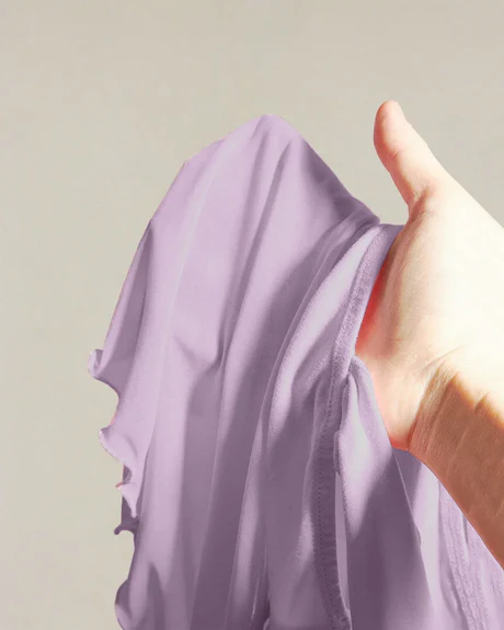 V-Neck Layered Ruffle Tie Front Sleeveless Top in Purple - Image 4